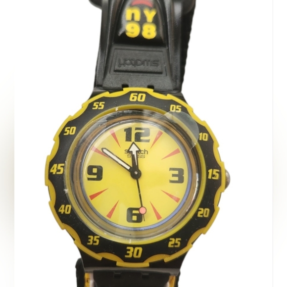 Vintage Swatch Scuba 200 Access Watch "Goodwill Games" SHB101. New Old Stock - Picture 13 of 15